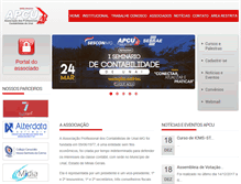 Tablet Screenshot of apcu.com.br